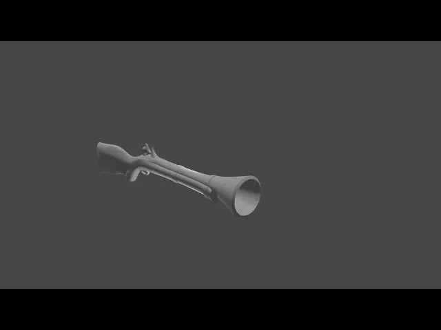 Low Poly Blunderbuss v2 video thumbnail
