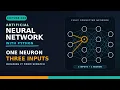 Neural Network with Python - Lec 2 One neuron with three inputs using Python