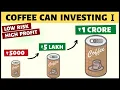 Coffee Can Investing Low Risk High Profit Strategy from Stock Market