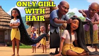 the only girl with hair in a bald village africanfolktales storytime folklore tales 