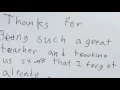 Funny Notes From Kids