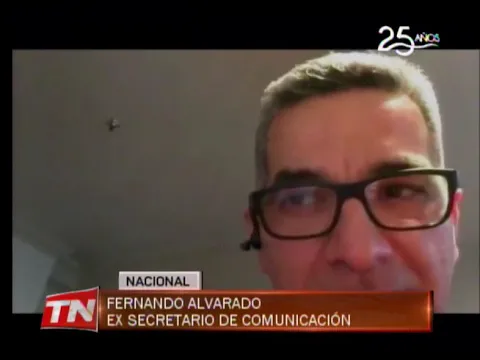 Fernando Alvarado habla desde la clandestinidad