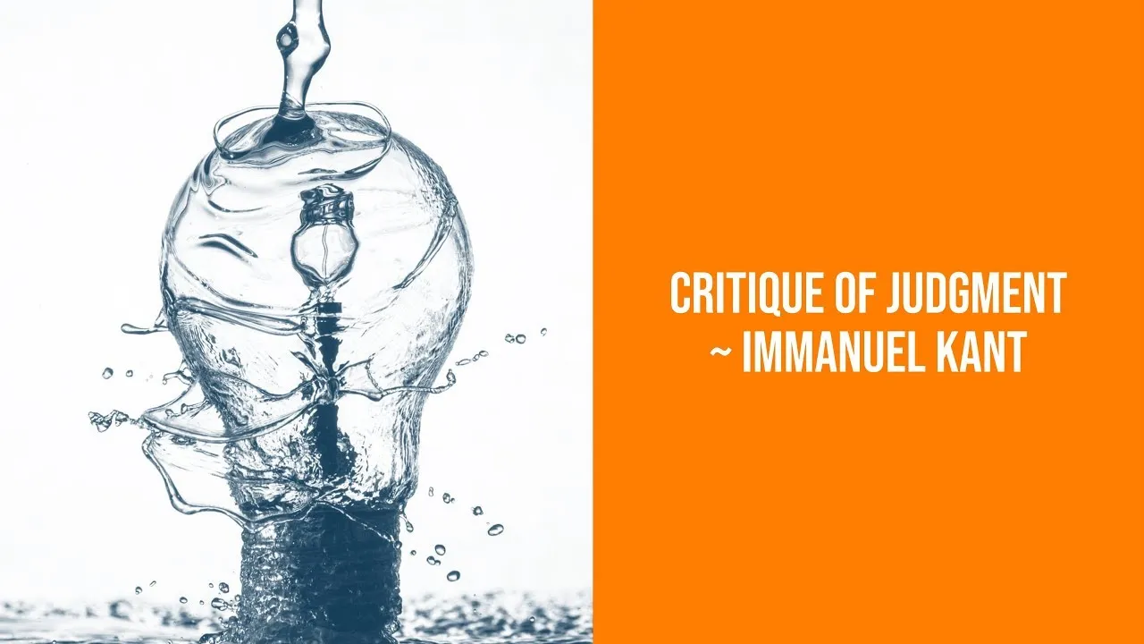 Critique of Judgment ( Immanuel Kant) Summary & Analysis
