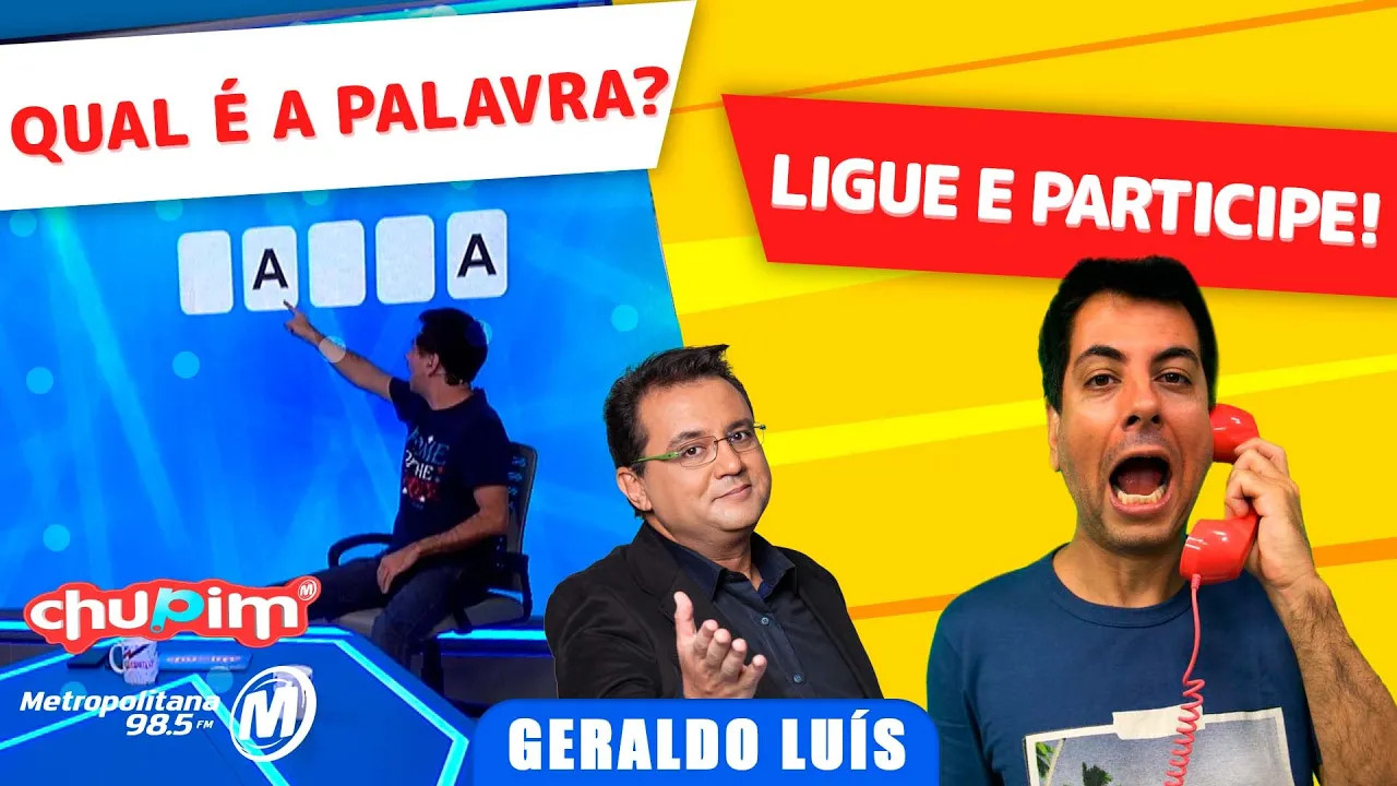 GERALDO LUÍS - PALAVRA MISTERIOSA!!! - 28/06/2023