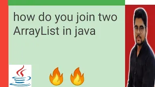 how do you join two ArrayList in java in hindi Shyam Sundar