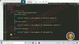 EVENT IN JAVASCRIPT - ON CLICK MOUSEOVER AND MOUSEOUT