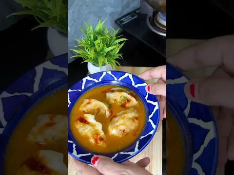 Jhol Momos #shorts #youtubeshorts # #recipe #jholmomos