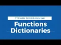 Lecture 8 Functions and Dictionaries Python Full Course Arabic