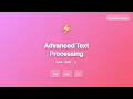Advanced Text Processing sed awk tr Terminal
