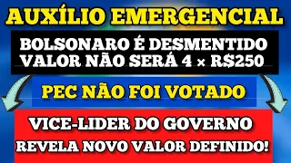 URGENTE! AUXÍLIO EMERGENCIAL 2021 VEJA NOVO VALOR E PARCELAS PEC NÃO FOI VOTADO BOLSONARO DESMENTIDO