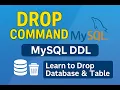 MySQL DROP DDL Command Explained with Examples Drop Table Database in Marathi JavaKatta