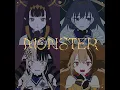 MONSTER - Ninomae Ina'nis, Ouro Kronii, Shiori Novella & Gigi Murin