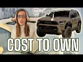 Toyota 4Runner 2025 6th Generation Cost to Own Cost Breakdown
