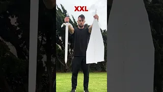 From Tiny To GIANT Slicing Paper Planes With Swords 