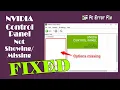 FIXED NVIDIA Control Panel Not Showing or Missing Windows 11 10