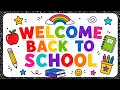 WELCOME BACK TO SCHOOL First Day of School Background Cheerful Classroom Ambience