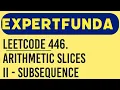 Arithmetic Slices II Subsequence