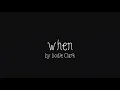 When - Dodie Clark (lyric video)
