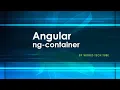 ng-container in angular Advanced feature in angular use ng-container with structural directive