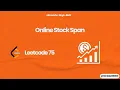 Online Stock Span Leetcode 901