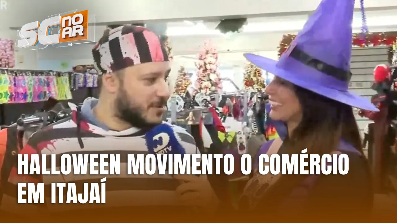 Halloween movimenta comércio de fantasias e decorações