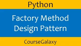 Factory Method Design Pattern In Python