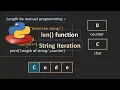 Python Tutorial in Hindi Length of String in Python String in Python Python Tutorial