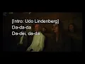 【10 Stunden】‎Komet – Udo Lindenberg x Apache 207 (Lyrics Video)