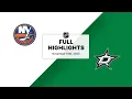 NHL Highlights | Islanders vs. Stars | November 18, 2025