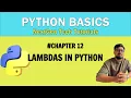 Master Python Lambda Functions in 10 Minutes Anonymous Functions Explained with Examples