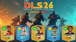 DLS 26 PLAYER RATINGS PLAYER FACES IN DREAM LEAGUE SOCCER 2026 