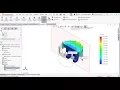 Piston head static analysis in solidworks