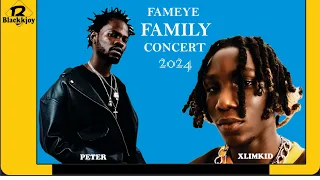 xlimkid electrifying performance with his hit song lonely road fameye s family concert 2024