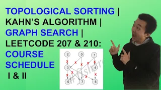 LeetCode 207 210 Course Schedule I II Topological Sort Kahn s algorithm - Interview Ep 78