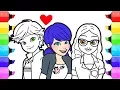 Miraculous Ladybug Coloring Pages How to Draw and Color Ladybug Coloring Book Marinette Alya