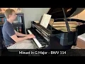 Lagu First Lessons in Bach: Minuet in G Major - BWV 114