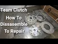 How to disassemble a Team brand slip drive clutch out of a golf cart or UTV utility vehicle
