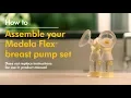 How to assemble Medela s range of Flex breast pumps