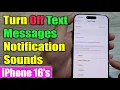 Download Lagu iPhone 16/16 Pro Max: How to Turn Off Text Messages Notification Sounds