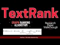 TextRank Bringing Order into Texts Research Paper Walkthrough