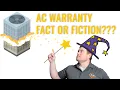 HVAC warranty is NOT what you think