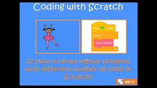 37 How to draw polygons with different number of sides in Scratch