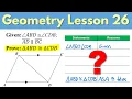 How to Use ASA to Prove Triangles are Congruent Angle-Side-Angle