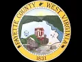 Fayette County Commission WV Meeting April 18 2023