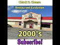 Chuck E Cheese Restaurant Evolution