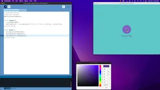 Programming a Duck Hunt Game in Processing Part 3 making a Button