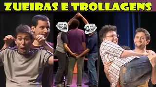 Zueiras e Trollagens no palco do Improvável