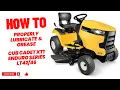 How To Lubricate Grease Your Cub Cadet XT1 - LT Lawn Tractor