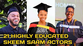 21 skeem saam actors qualifications u0026 where they studied number 13 has distinctions