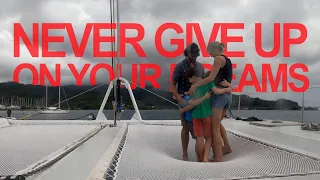 Never give up on your dreams! Unless that dream is surfing in Huahine. [🎥48🇵🇫]